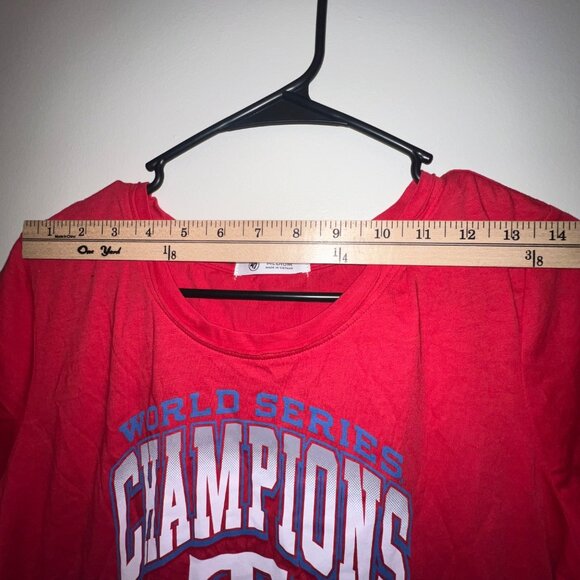 2023 Texas Rangers World Series Champions T-Shirt Womens, Medium - Picture 4 of 9